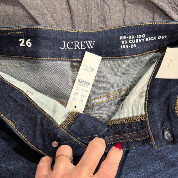 J Crew Curvy High Rise Kick-Out Jean - Picture 7 of 8